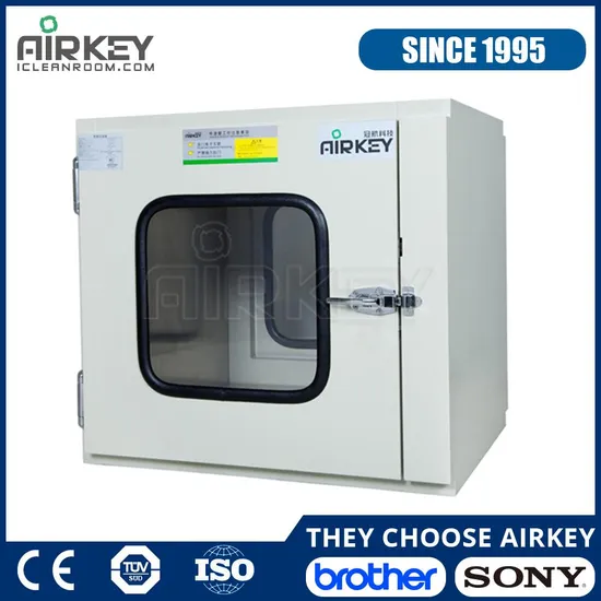 Controlled Environment Box Electronic Interlock Air Filter for Modular Clean Room Static Pass Box